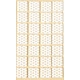 Подкладка самоприлипающая фетровая прорезиненная 20 х 20мм (1упак.=28шт), белая, Folmag - фото 1