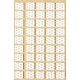Подкладка самоприлипающая фетровая прорезиненная 15 х 15мм (1упак.=45шт), белая, Folmag - фото 1