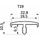 Профиль ПВХ Т-19 дуб структурный (123) Thermoplast (35м) - фото 2