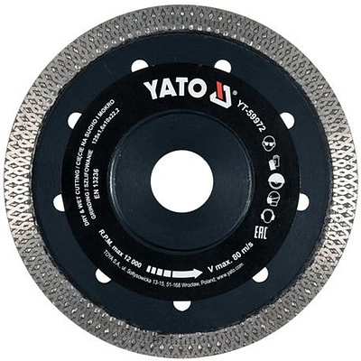 Алмазный диск для плитки 125мм, YATO арт.YT-59972 - фото 1