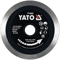 Алмазный диск для плитки 125мм, YATO арт.YT-59952